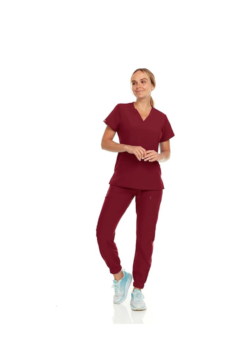 2 Pieces Women Jogger Set Short Sleeves